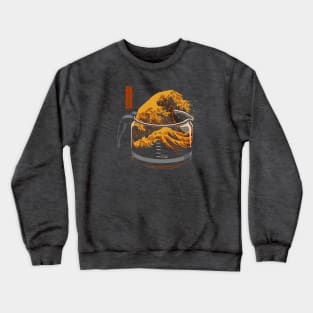 The Great Wave of Coffee Crewneck Sweatshirt